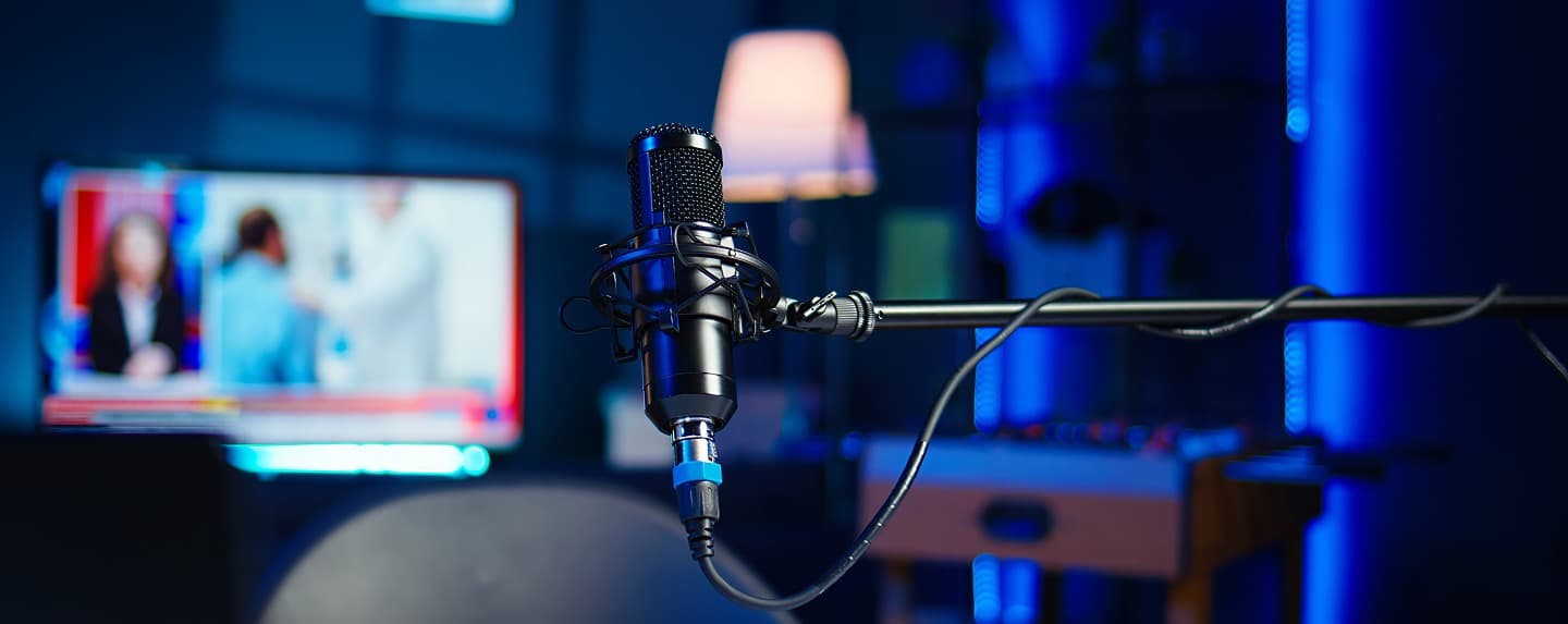 Professional audio recording studio